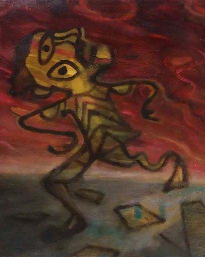 Evidently Invisible, 2024, oil on canvas